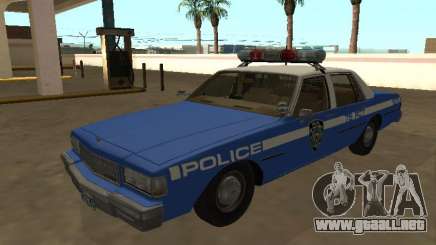 Chevrolet Caprice 1987 Departamento de Policía de Nueva York para GTA San Andreas