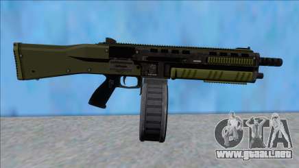 GTA V Vom Feuer Assault Shotgun Green V14 para GTA San Andreas