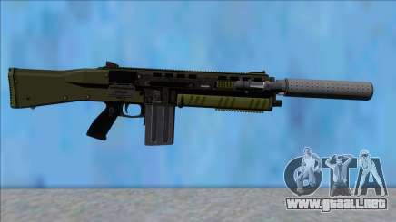 GTA V Vom Feuer Assault Shotgun Green V2 para GTA San Andreas
