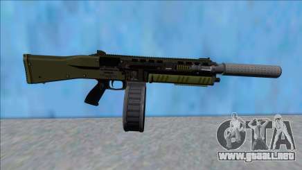 GTA V Vom Feuer Assault Shotgun Green V1 para GTA San Andreas