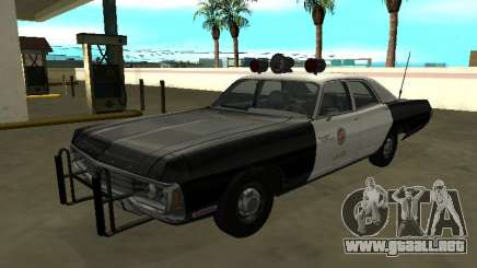 Dodge Polara 1972 Departamento de Policía de Los Angeles para GTA San Andreas