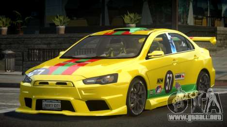 Mitsubishi Lancer X PSI-R L3 para GTA 4