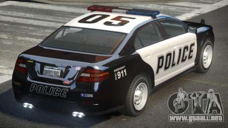 Vapid Stanier LSPD Police Cruiser para GTA 4