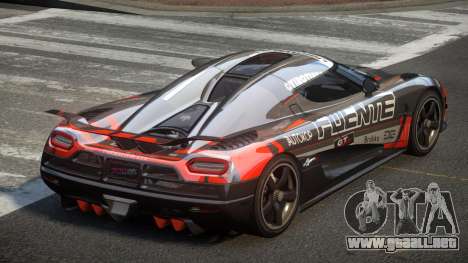 Koenigsegg Agera BS-G L5 para GTA 4