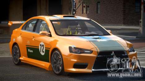 Mitsubishi Lancer X PSI-R L1 para GTA 4