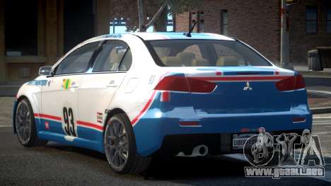 Mitsubishi Lancer X PSI-R L6 para GTA 4