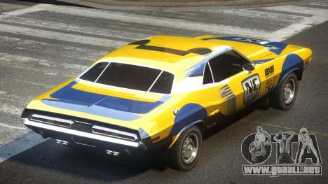 1971 Dodge Challenger PSI-T L4 para GTA 4