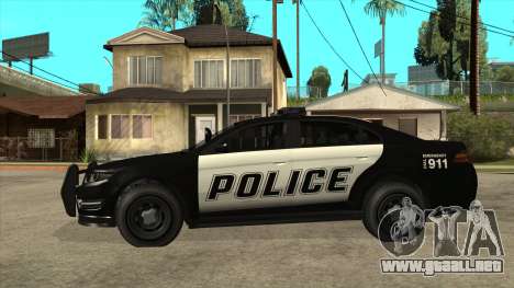 Interceptor de policía vapidante de MGCRP para GTA San Andreas