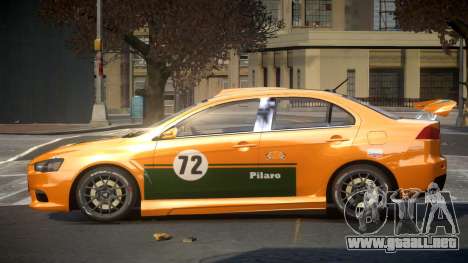 Mitsubishi Lancer X PSI-R L1 para GTA 4