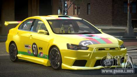 Mitsubishi Lancer X PSI-R L3 para GTA 4