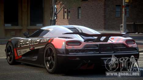 Koenigsegg Agera BS-G L5 para GTA 4