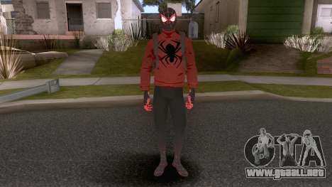 Spider-Man Miles Morales Bodega Cat Suit para GTA San Andreas