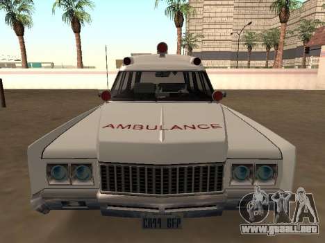 Cadillac Fleetwood 1970 Ambulancia para GTA San Andreas