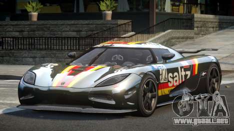 Koenigsegg Agera BS-G L8 para GTA 4