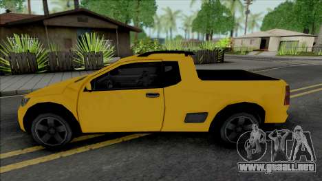 Volkswagen Saveiro G5 Yellow para GTA San Andreas