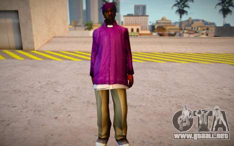 Sweet Johnson Balla Clothing Mod para GTA San Andreas