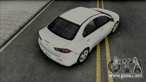 Mitsubishi Lancer 2.0 GT 2014 Improved para GTA San Andreas