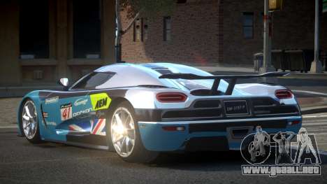 Koenigsegg Agera SP Drift L1 para GTA 4