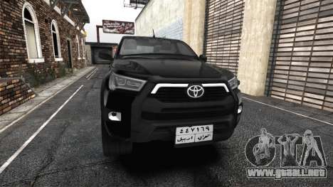 2021 Toyota Hilux Invincible Exclusivo para GTA San Andreas
