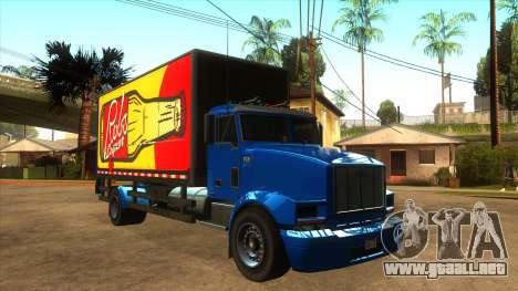 GTA V MTL Flatbed (VehFuncs Style) para GTA San Andreas