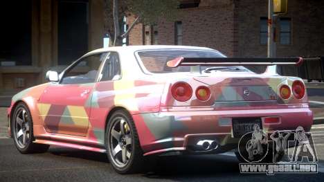 Nissan Skyline R34 GST Racing L8 para GTA 4