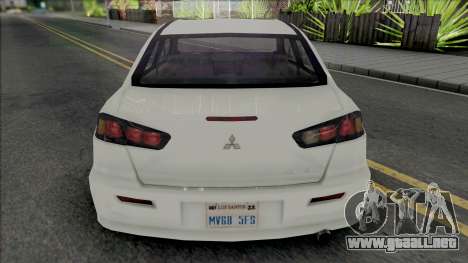 Mitsubishi Lancer 2.0 GT 2014 Improved para GTA San Andreas