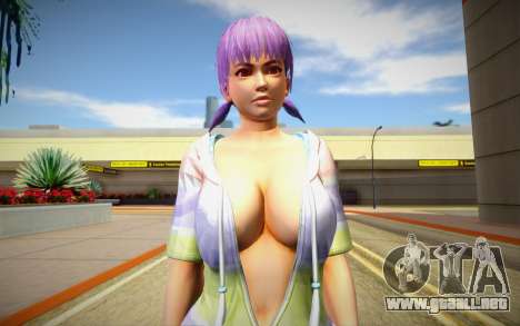 DOAXVV Ayane Loose Fluffy Parka para GTA San Andreas