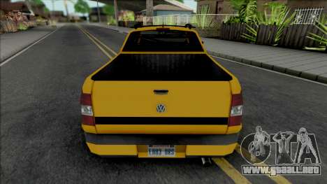 Volkswagen Saveiro G5 Yellow para GTA San Andreas