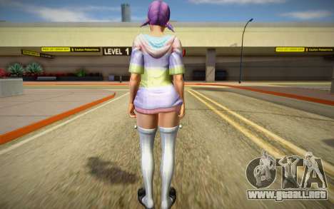 DOAXVV Ayane Loose Fluffy Parka para GTA San Andreas