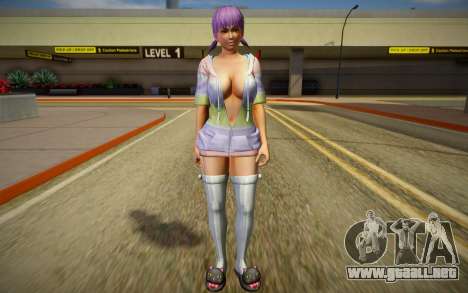 DOAXVV Ayane Loose Fluffy Parka para GTA San Andreas