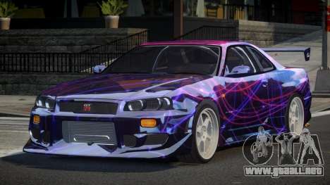 Nissan Skyline R34 GT-R PSI PJ3 para GTA 4