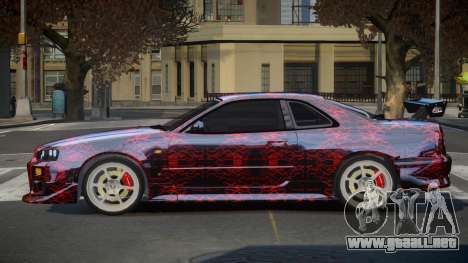 Nissan Skyline R34 GT-R PSI PJ5 para GTA 4