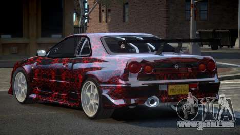 Nissan Skyline R34 GT-R PSI PJ5 para GTA 4