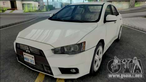 Mitsubishi Lancer 2.0 GT 2014 Improved para GTA San Andreas