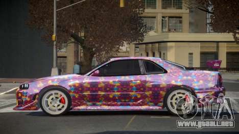 Nissan Skyline R34 GT-R PSI PJ6 para GTA 4