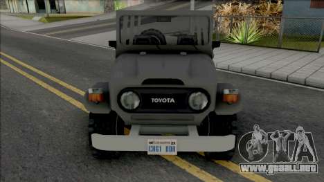 Toyota Bandeirante (Jeep) para GTA San Andreas