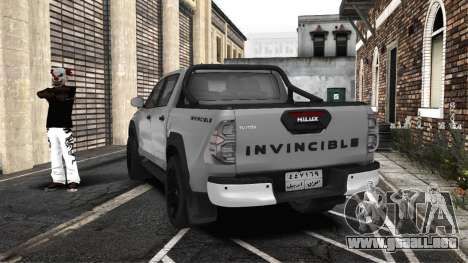 2021 Toyota Hilux Invincible Exclusivo para GTA San Andreas