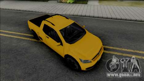 Volkswagen Saveiro G5 Yellow para GTA San Andreas