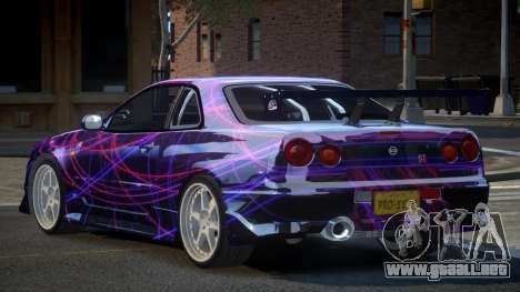 Nissan Skyline R34 GT-R PSI PJ3 para GTA 4