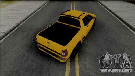 Volkswagen Saveiro G5 Yellow para GTA San Andreas