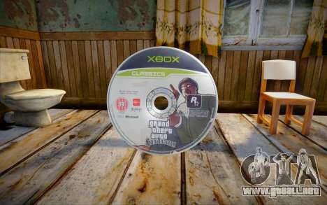 CD Savegame Icon (CD XboX) para GTA San Andreas