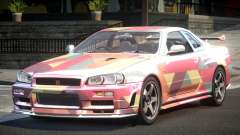 Nissan Skyline R34 GST Racing L8 para GTA 4