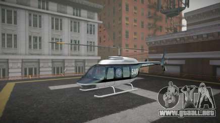 Corrección de helicópteros en comisaría para GTA San Andreas