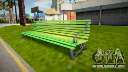 Park bench para GTA San Andreas