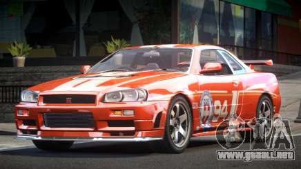 Nissan Skyline R34 GST Racing L9 para GTA 4