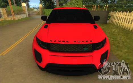 Land Rover Range Rover Evoque para GTA Vice City