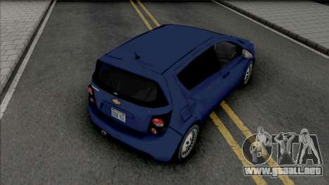 Chevrolet Sonic Hatchback 2014 Lowpoly para GTA San Andreas