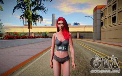 Lana top and panties from The Sims 4 para GTA San Andreas