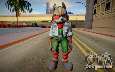 Fox from Super Smash Bros. for Wii U para GTA San Andreas