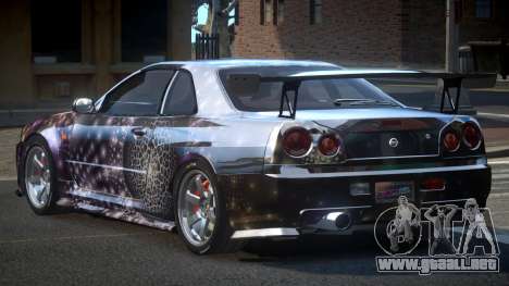 Nissan Skyline R34 BS U-Style PJ5 para GTA 4